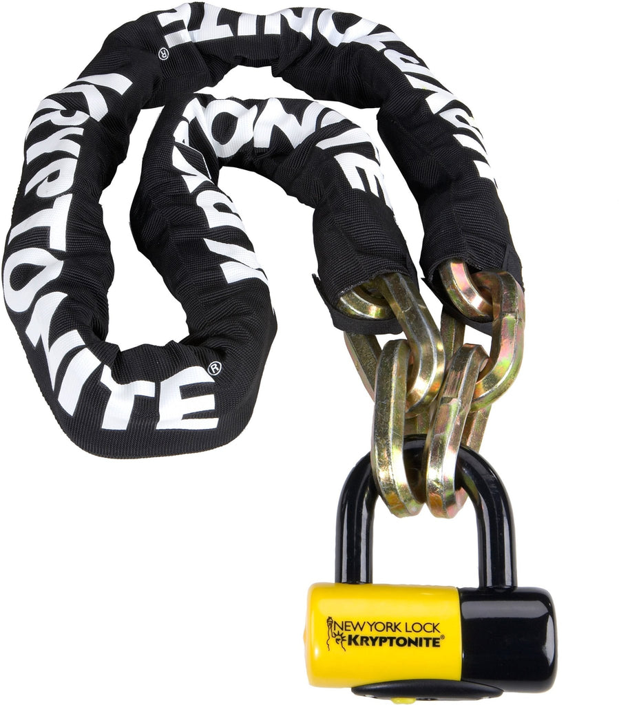 Kryptonite New York Fahgettaboudit Chain and NY Disc Lock - Sold Secure Diamond - Sevenoaks Bikes