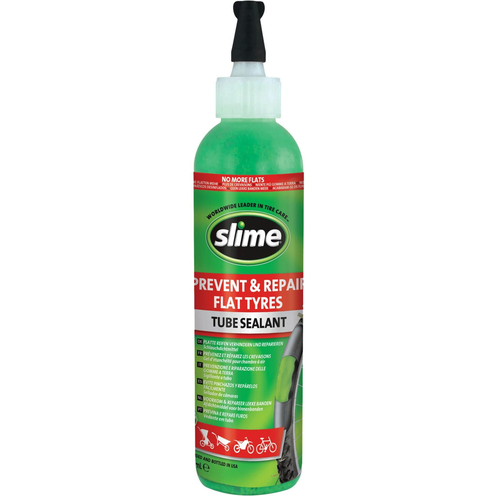 Slime Tube Sealant - 237mL/8oz. - Bottle with hose - Sevenoaks Bikes