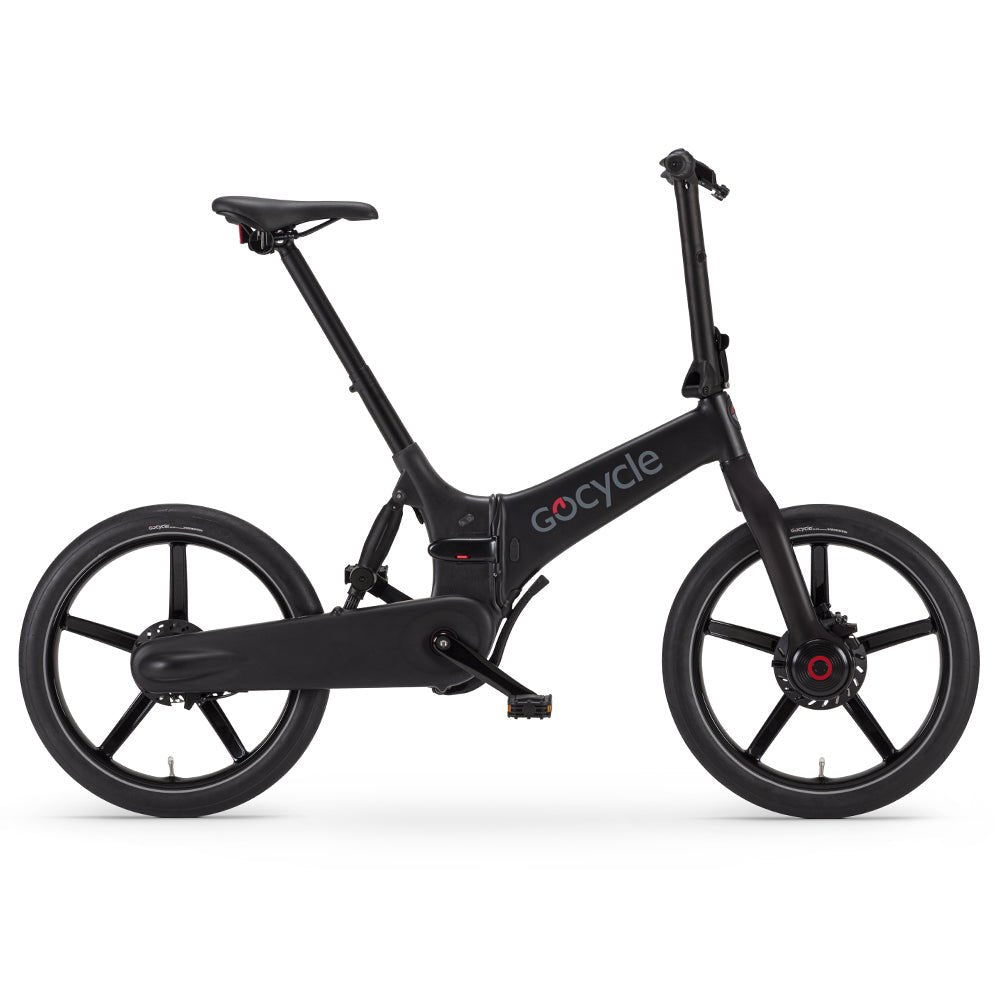 GoCycle G4 - Matte Black (side view) - Sevenoaks Electric Bikes