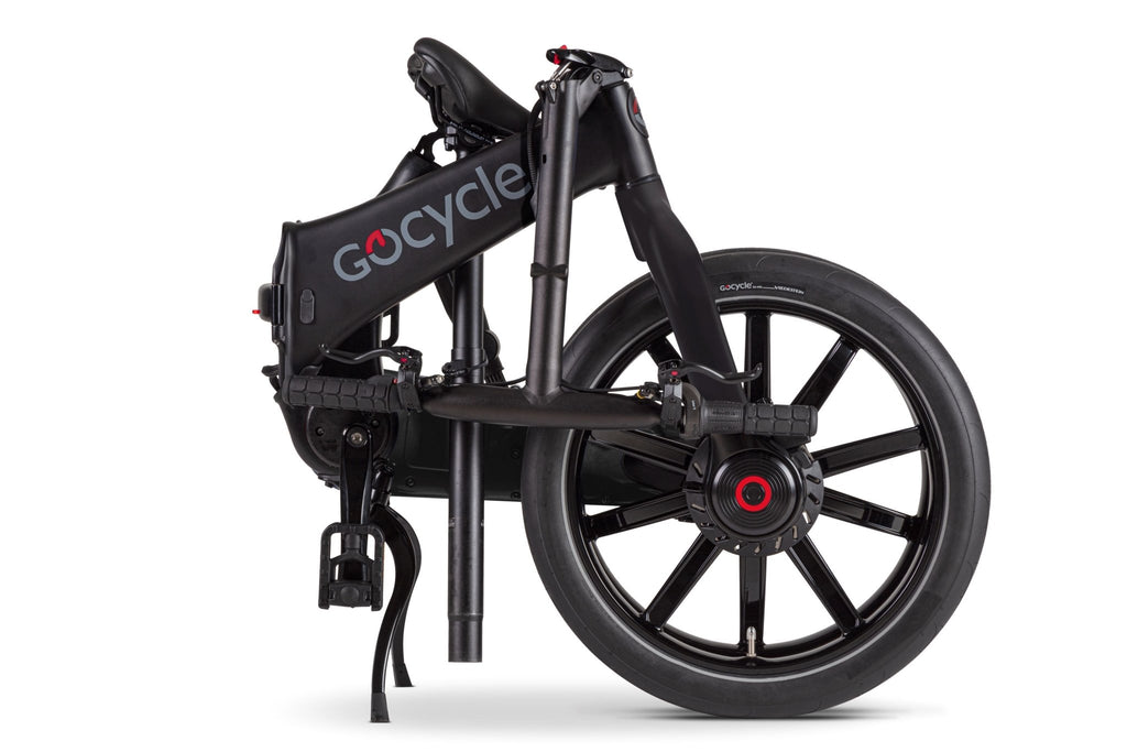 GoCycle G4 - Matte Black (fold view) - Sevenoaks Electric Bikes