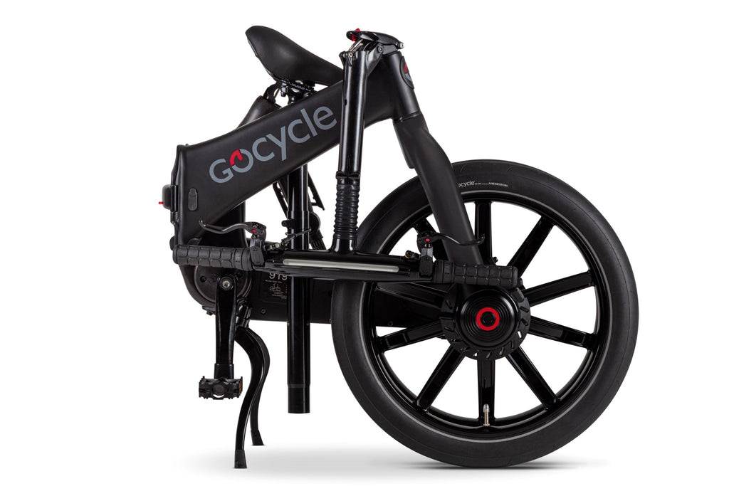 GoCycle G4i - Matte Black (fold view) - Sevenoaks Electric Bikes